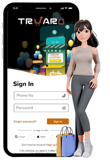 Trjara App with Character
